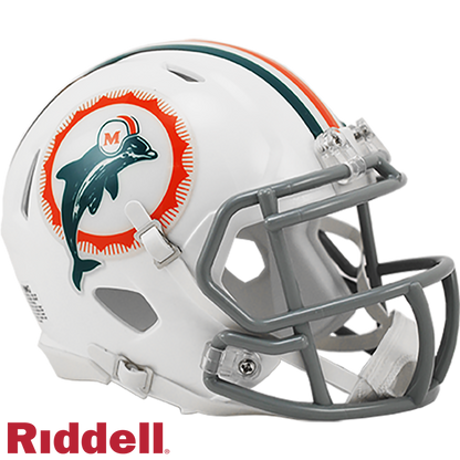 Miami Dolphins T/B(1972) Speed Mini Football Helmet