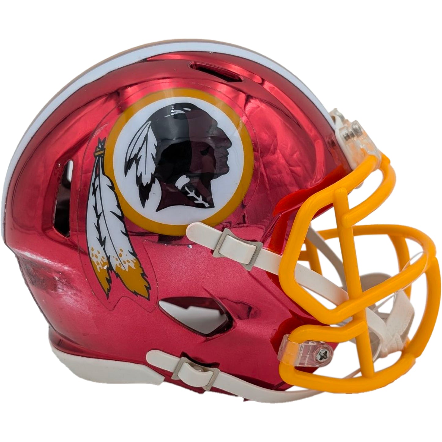 Washington Redskins Chrome Speed Mini Football Helmet
