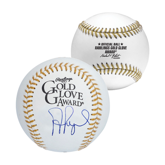 Albert Pujols Gold Glove Award Signed Baseball - Beckett Authentication
