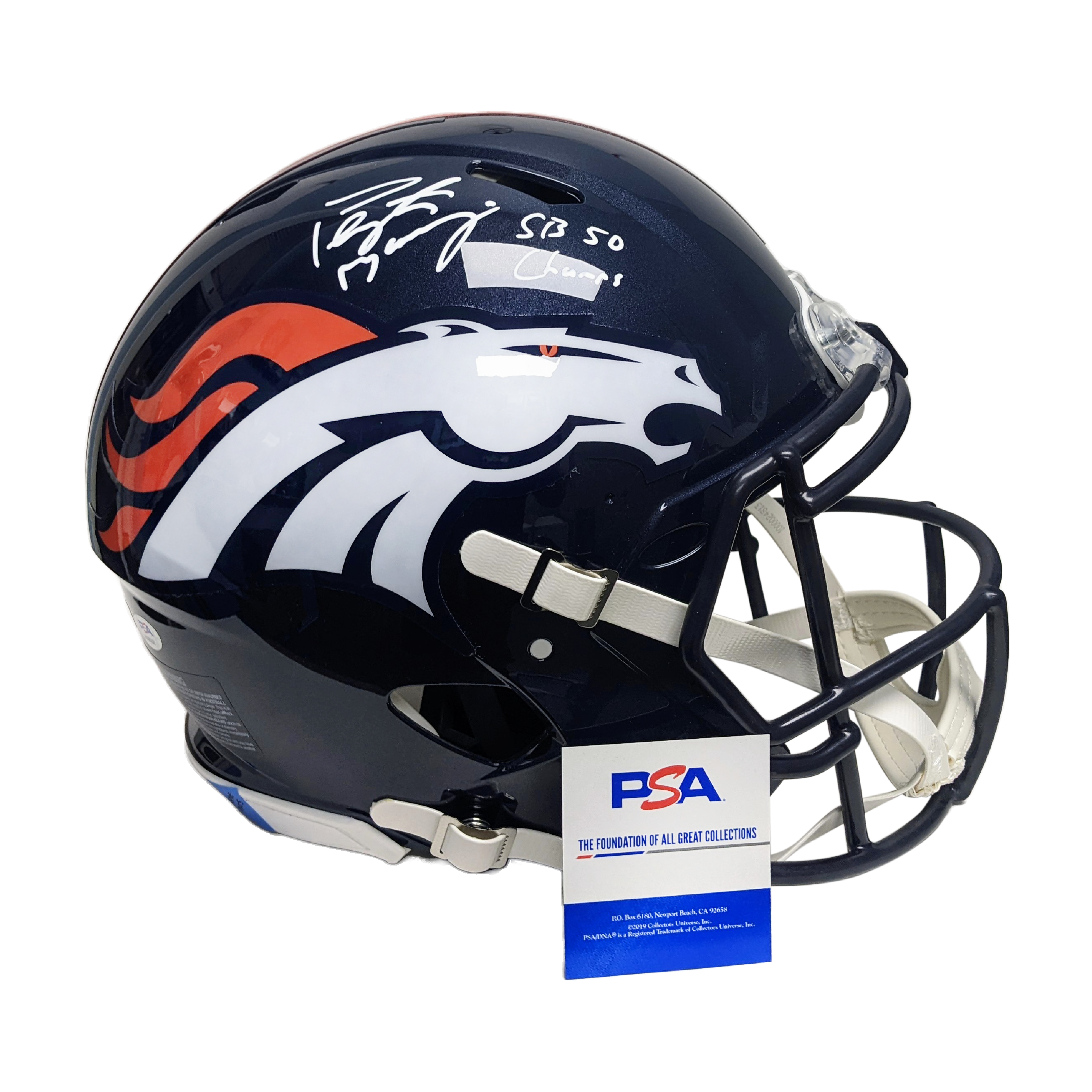 Peyton Manning Autographed Indianapolis Colts F/S Eclipse Helmet