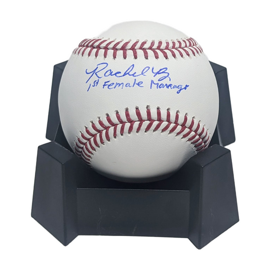 Rachel Balkovec Signed Authentic MLB Baseball 1st Female Manager