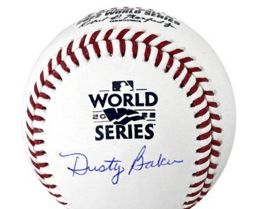 Dusty Baker Signed 2022 World Series Baseball (Pre-Order)