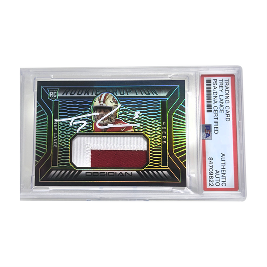 Trey Lance Signed Authentic PSA/DNA Auto San Francisco 49ers NFL