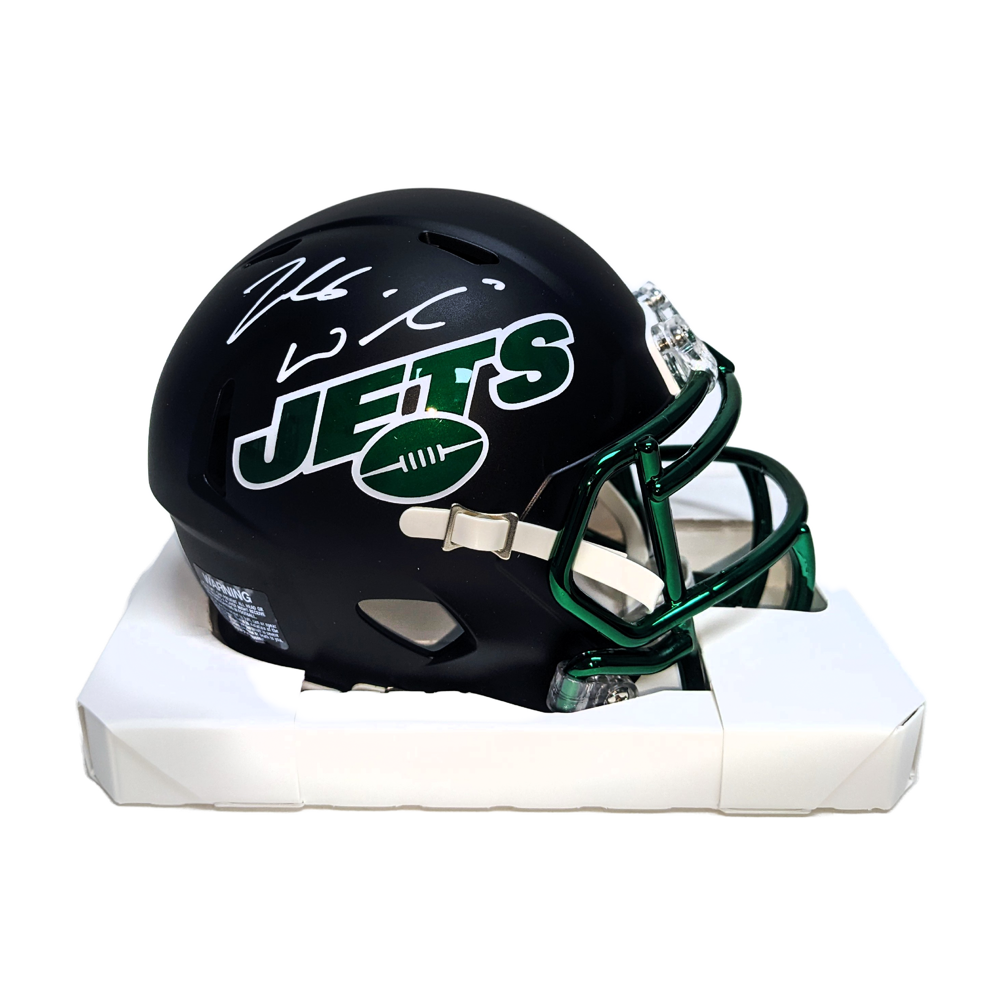 New York Jets Zach Wilson Autographed Footballs, Signed