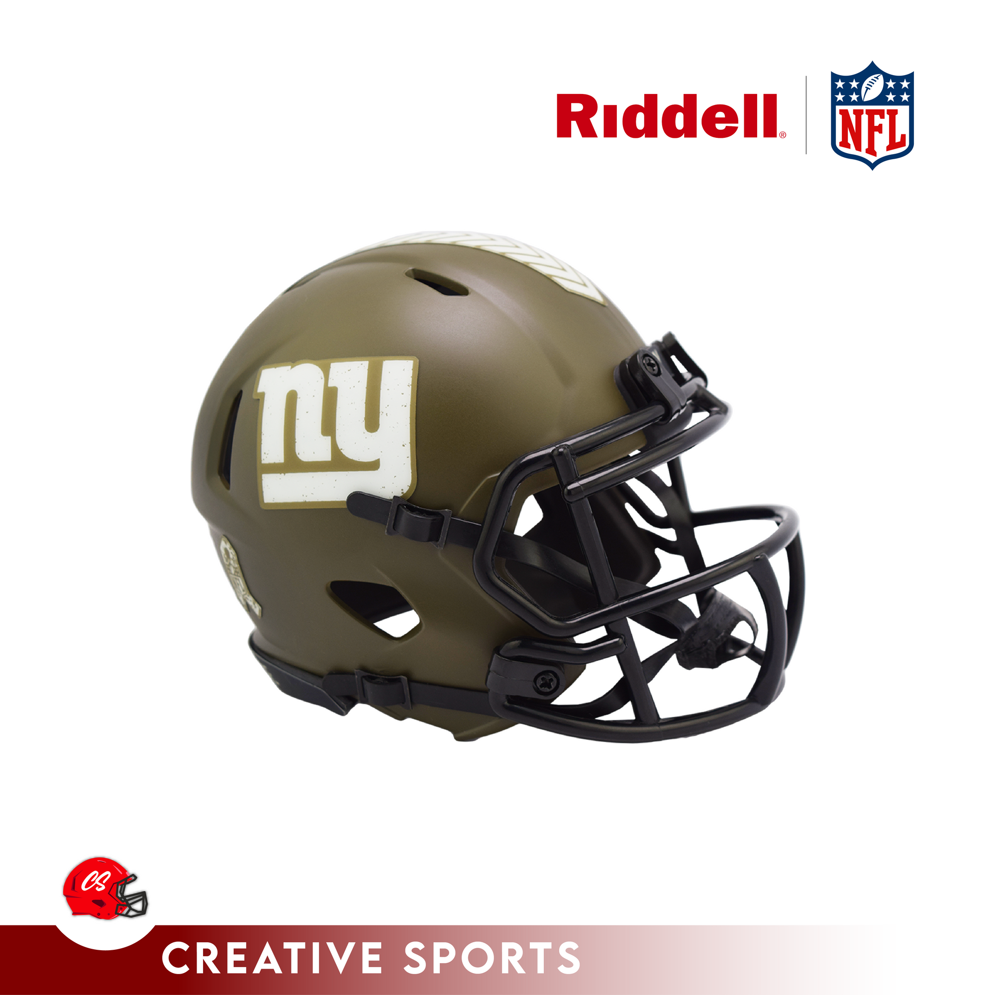 New York Giants Salute to Service Speed Mini Helmet - ML Sports Enterprises