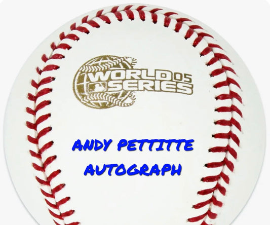 Andy Pettitte Signed 2005 World Series Baseball (Pre-Order)